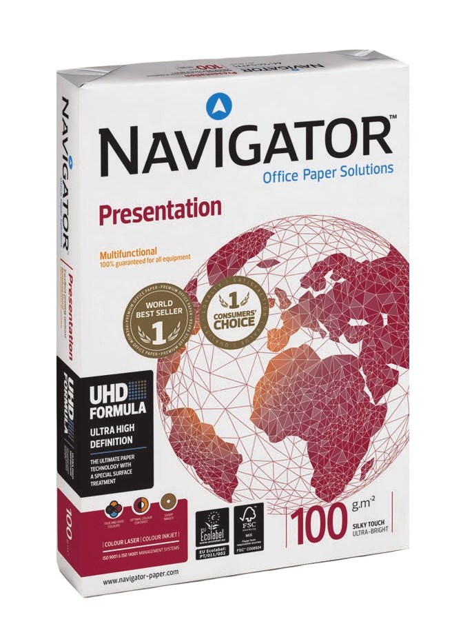 [NAV100] PRESENTATION A4 papel para impresora de inyección de tinta A4 (210x297 mm) 500 hojas Blanco