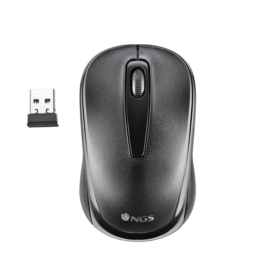 [NGS-MOUSE-1150] EASY GAMMA ratón Oficina Ambidextro RF inalámbrico Óptico 1200 DPI
