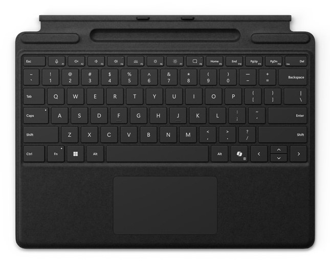 [8XA-00179] Surface Pro Keyboard w/ pen storage Microsoft Cover port Negro