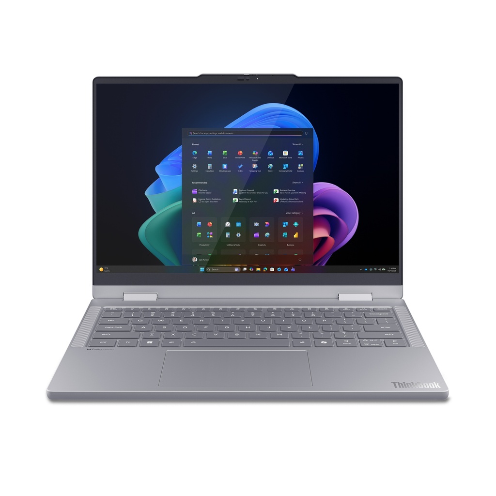 [22AR0009SP] ThinkBook 14 2-in-1 G6 IPL Copilot+ PC Intel Core Ultra 7 355 Híbrido (2-en-1) 35,6 cm (14") Pantalla táctil WUXGA 32 GB DDR5-SDRAM 512 GB SSD Wi-Fi 7 (802.11be) Windows 11 Pro Español Gris