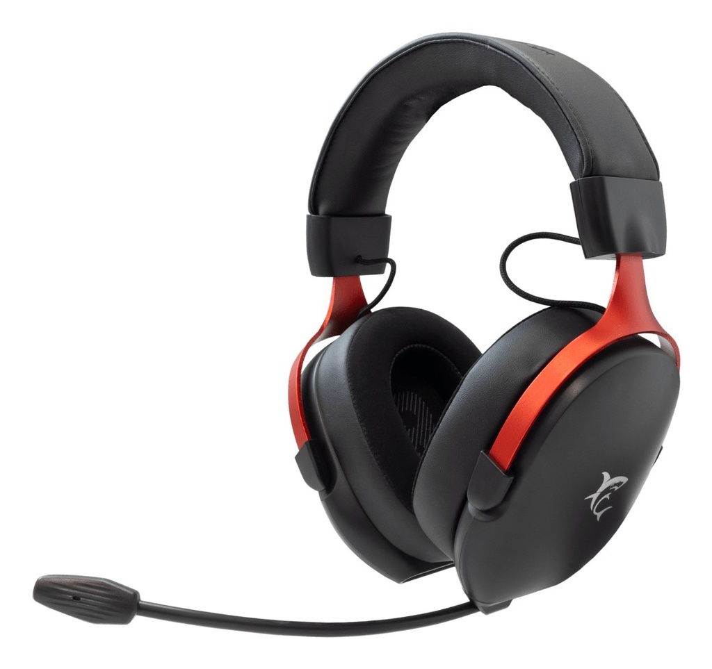 [FOX-B/R] FOX Auriculares Alámbrico Diadema Juego Negro, Rojo