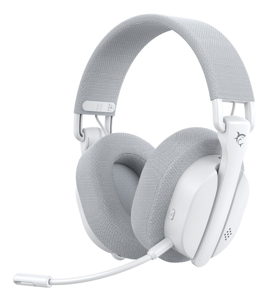 [FIRECREST-W] FIRECREST Auriculares Inalámbrico y alámbrico Diadema Juego USB Tipo C Bluetooth Blanco, Gris