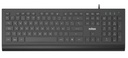 TECLADO CON CABLE, NEGRO, ESPAÑOL