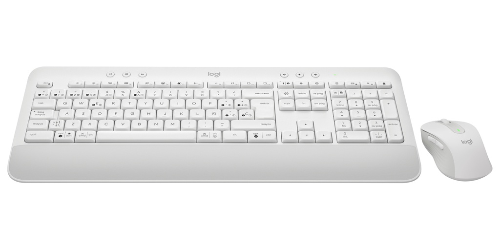 [920-011019] Signature MK650 Combo for Business teclado Ratón incluido Oficina Bluetooth QWERTY Español Blanco