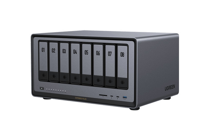 [35127B] 35127B servidor de almacenamiento NAS Escritorio Intel® Core i5 i5-1235U 8 GB DDR5 0 TB UGOS Pro Gris