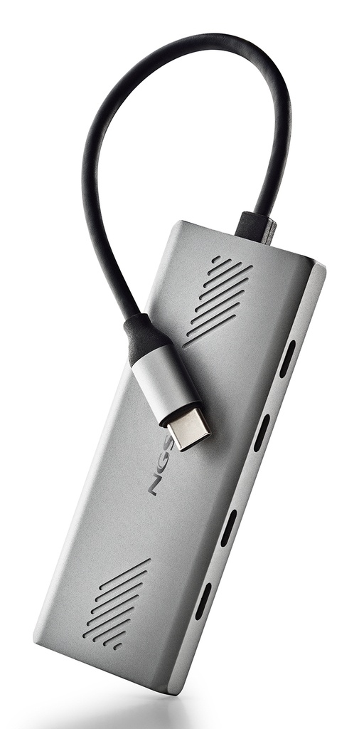 [NGS-HUB-0133] WONDER4-C USB Tipo C 5000 Mbit/s Plata