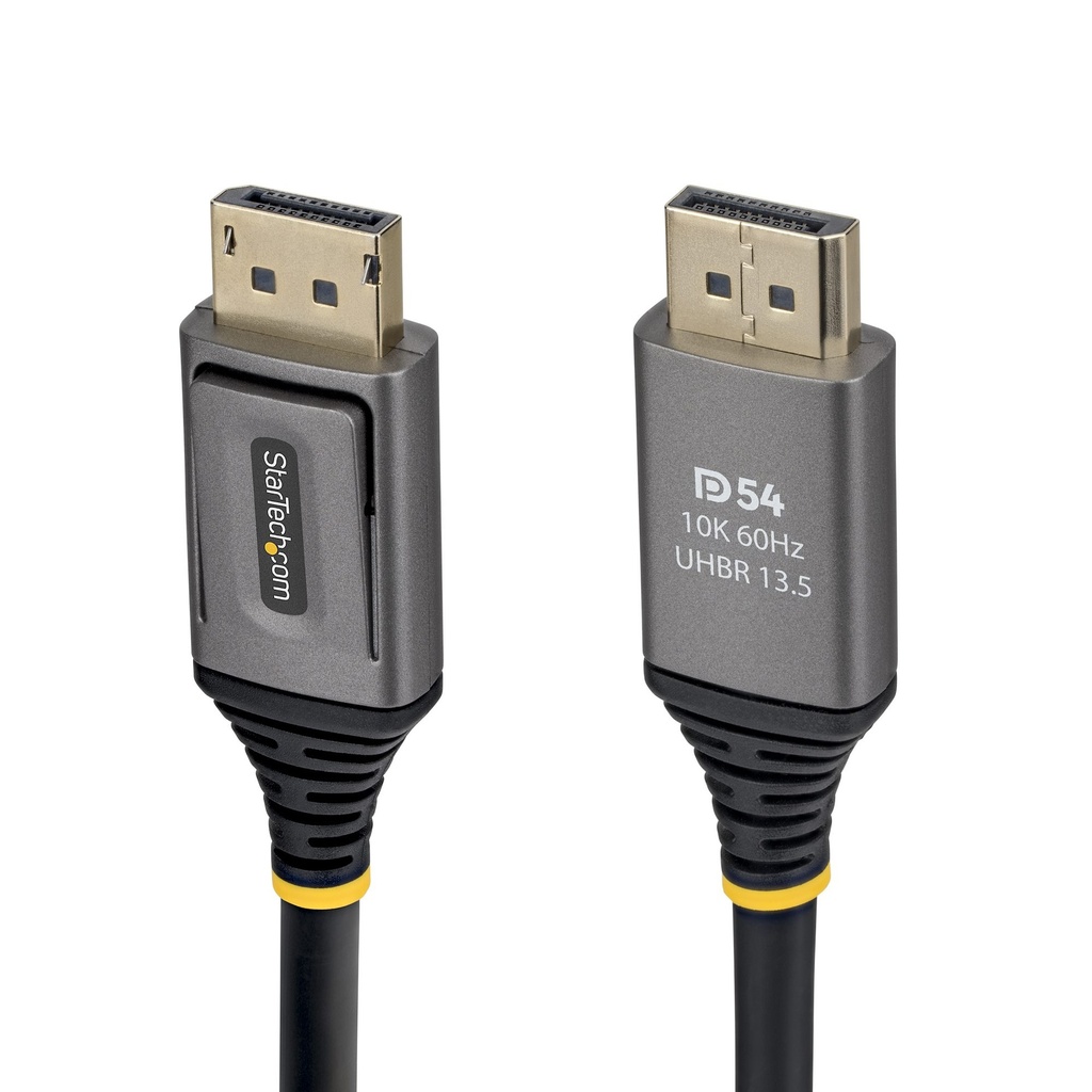 [DP21V-50C-DP54-CABLE] Cable DisplayPort 2.1 de 50cm - Cable DP54 Certificado VESA - Cable DP 2.1 - 8K 60Hz, 10K 60Hz/8K 144Hz/4K 240Hz con DSC 1.2a Sin Comprimir - Cable para Monitor DP