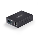 Conversor de Medios de Fibra 10GbE SFP+ - RJ-45 a SFP+ 10GBASE-X - Monomodo - Multimodo - Tramas Jumbo de 16K - TAA