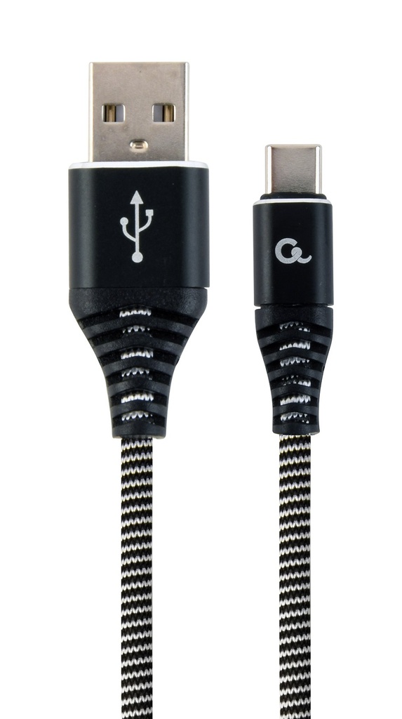[CC-USB2B-AMCM-2M-BW] CC-USB2B-AMCM-2M-BW cable USB USB 2.0 USB A USB C 0,48 Gbit/s Negro, Blanco