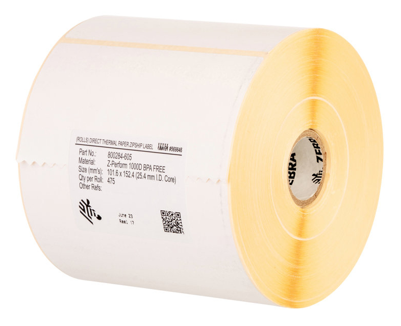 [880004-025] Z-Perform 1000T Blanco Etiqueta para impresora autoadhesiva