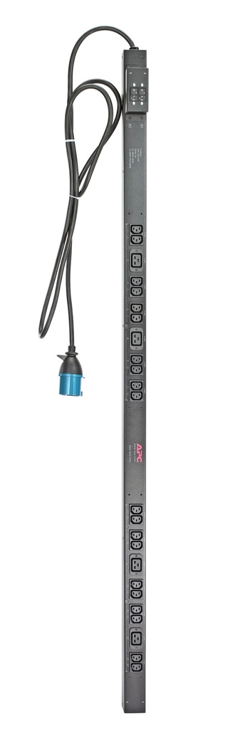 [AP7553] RACK PDU. BASIC. ZERO U. 32A. 230V. (20)C13 & (4)C19 unidad de distribución de energía (PDU) 24 salidas AC 0U Negro