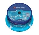 CD-R AZO Crystal 700 MB 25 pieza(s)