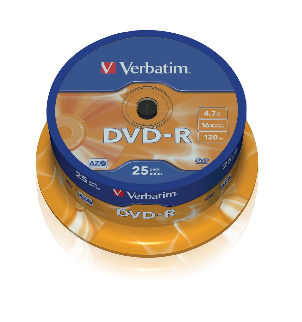 [43522] 43667 4,7 GB DVD-R 25 pieza(s)