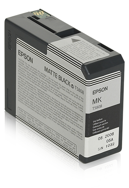 Cartucho T580800 negro mate