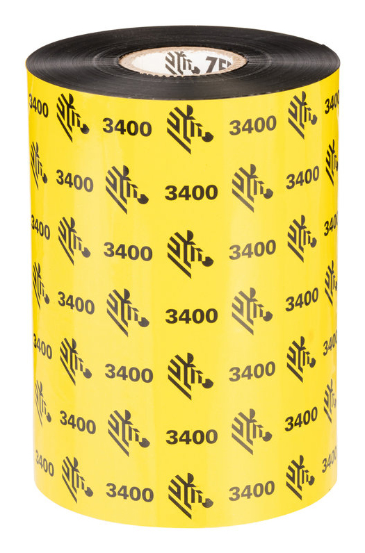 3400 Wax-Resin cinta térmica 450 m Negro