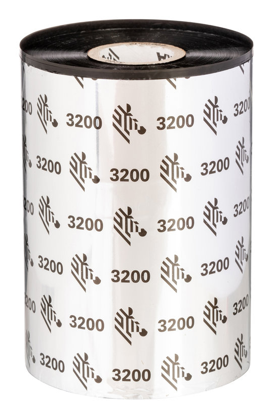 3200 Wax-Resin cinta térmica 450 m Negro
