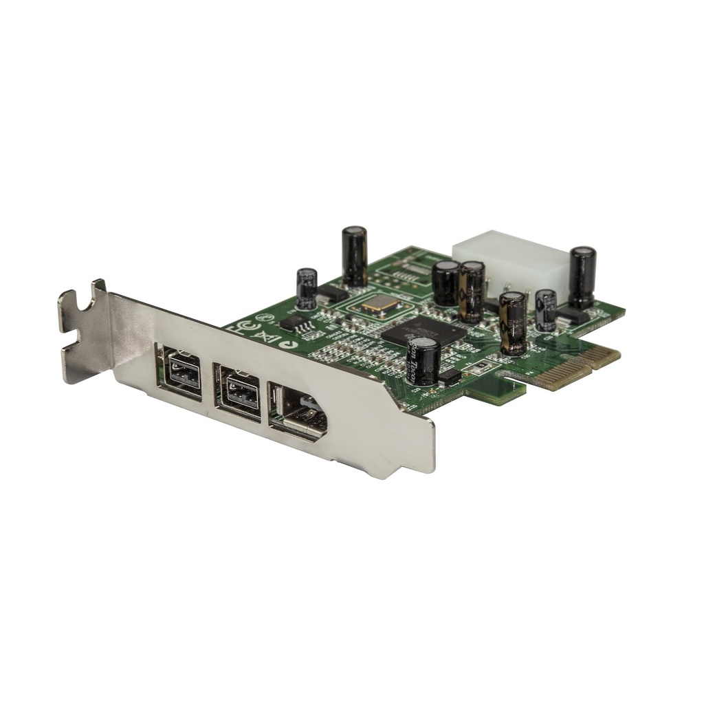 [PEX1394B3LP] Adaptador Tarjeta FireWire PCI-Express Bajo Perfil de 2 Puertos F/W 800 y 1 Puerto F/W 400