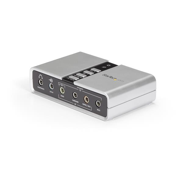 [ICUSBAUDIO7D] Tarjeta de Sonido 7,1 USB Externa Adaptador Conversor puerto SPDIF Audio Digital Óptico