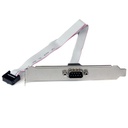 Adaptador de 40cm de Header Bracket Serie DB9 RS232 a IDC 10 Pines para Placa Base - Cabezal Serial