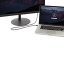 Cable de 1,8m Mini DisplayPort a DisplayPort 1.2 - Cable Adaptador Mini DisplayPort a DisplayPort 4K x 2K UHD - Cable para Monitor Mini DP a DP - Blanco