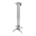 SOPORTE UNIVERSAL INCLINABLE DE TECHO PARA PROYECTOR PLATA