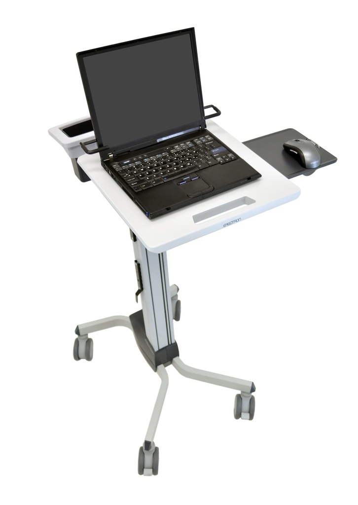 Neo-Flex Laptop Cart Gris Portátil Carro/soporte de suelo con ruedas multimedia