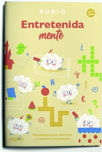 [ENT45] CUADERNO RUBIO ENTRETENIDAMENTE 4-5 AÑOS - Pack de 5 unidades
