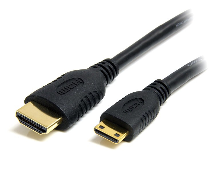 Cable HDMI de alta velocidad con Ethernet 2m - HDMI a Mini HDMI - Macho a Macho