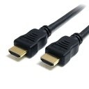 Cable de 2m HDMI - Cable HDMI de Alta Velocidad con Ethernet 4K - HDMI UHD 4K 30Hz - Ancho de Banda de 10,2Gbps - Cable de Vídeo HDMI 1.4 Macho a Macho 28AWG - HDCP 1.4 - Negro