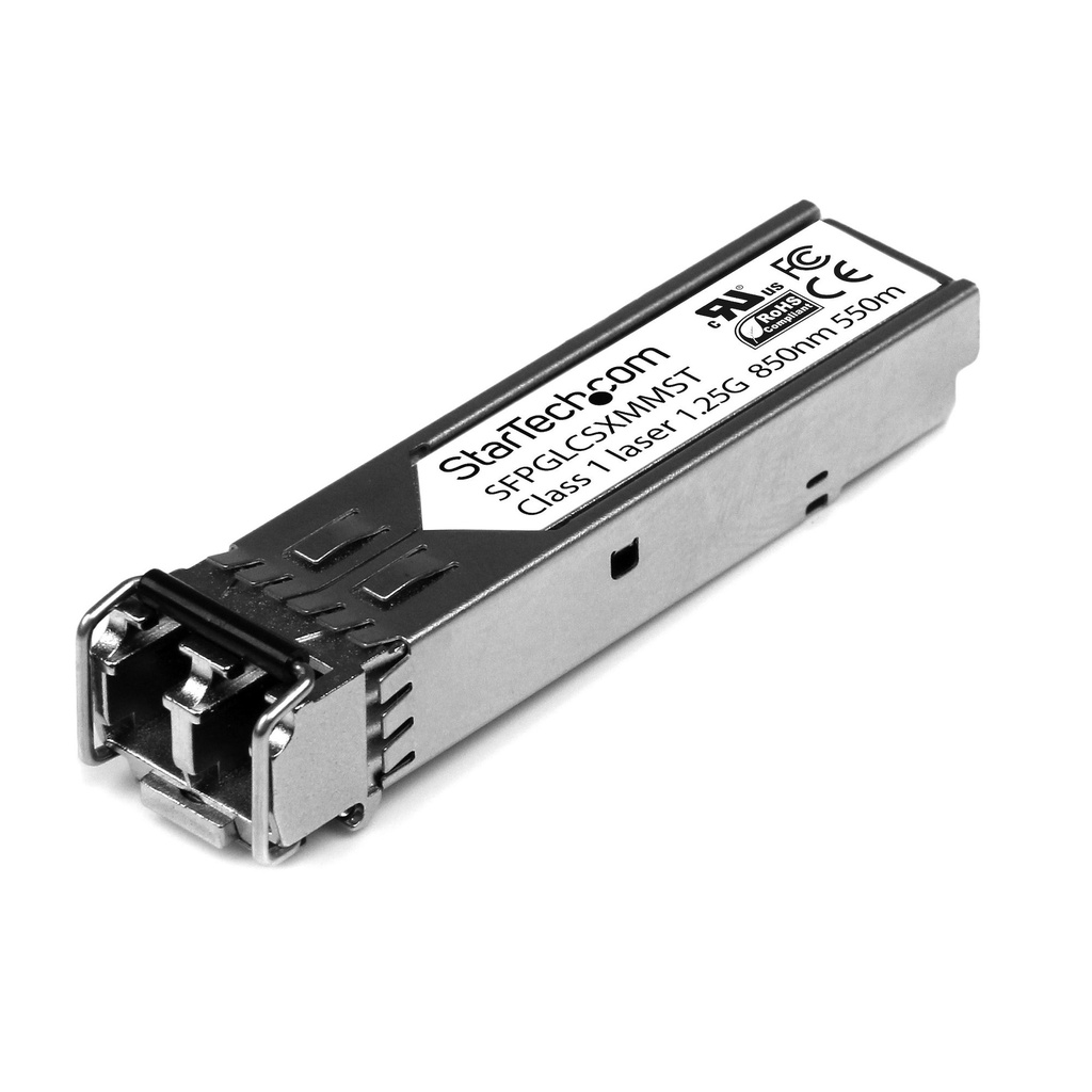 [SFPGLCSXMMST] Módulo Transceptor SFP Compatible con Cisco GLC-SX-MM - 1000BASE-SX - Multimodo de 1 GbE - SFP Ethernet Gigabit de 1Gb - LC - 550m - 850nm - Cisco IE3400, IE3300, IE3200