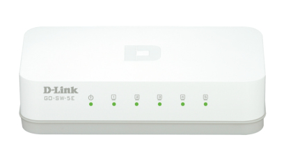 GO-SW-5E switch No administrado Fast Ethernet (10/100) Blanco