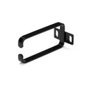 Gancho D-Ring Vertical 1U Para Gestión de Cables 4,5 x 10 cm - Gestionador de Cables de Montaje en Rack Para Armarios de Servidores de 19&quot  y 10&quot  - Anilla en D