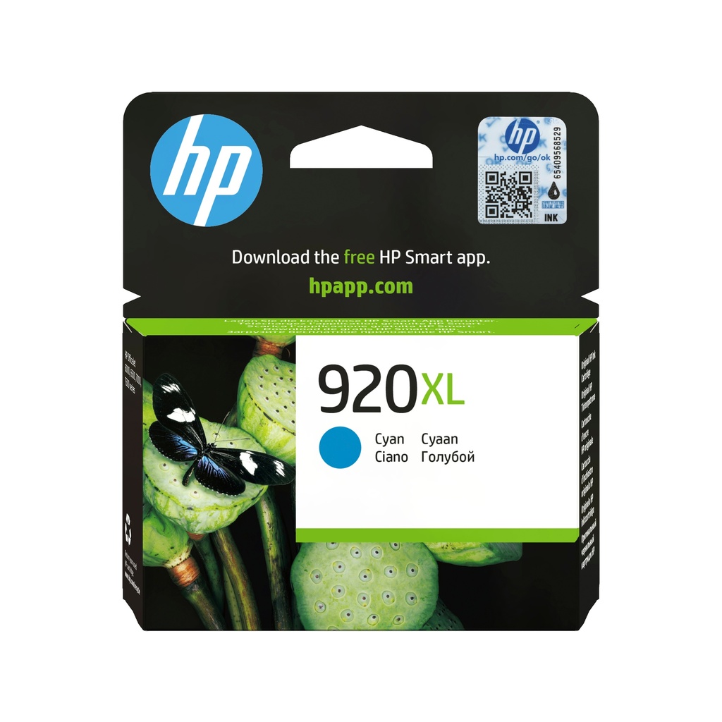Cartucho de tinta original 920XL de alta capacidad cian