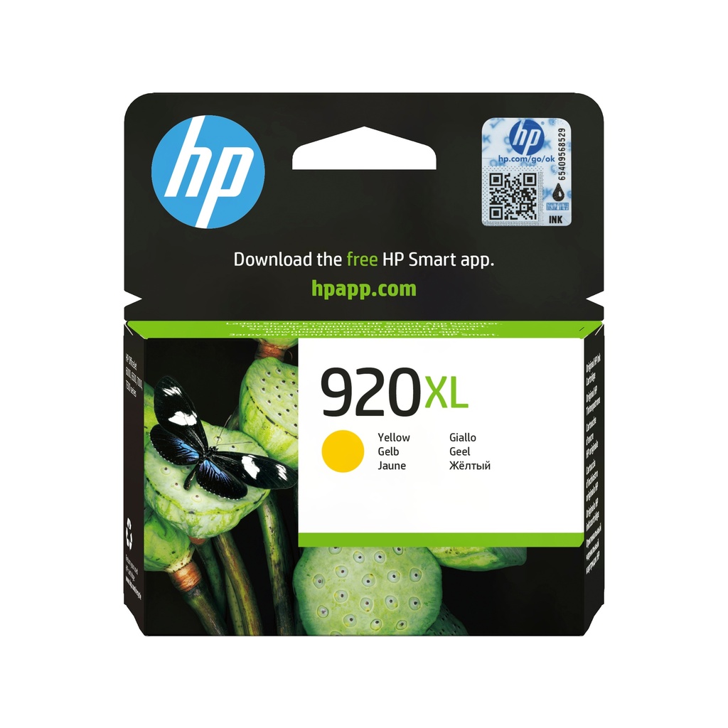 Cartucho de tinta original 920XL de alta capacidad amarillo