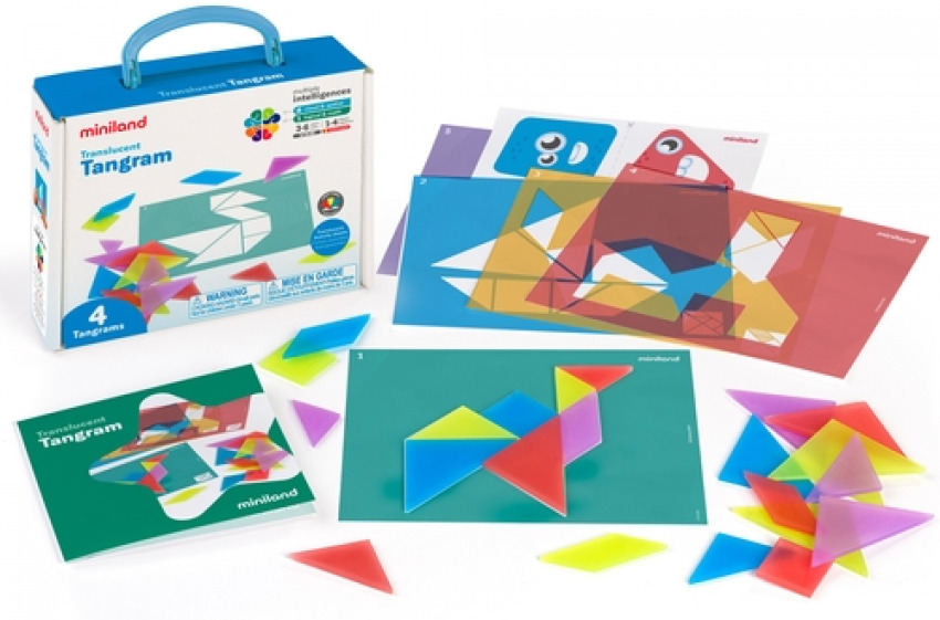 [32163] JUEGO ED.MINILAND TRANSLUCENT TANGRAM