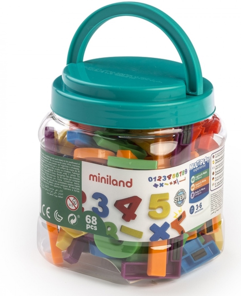[97923] B.68UN NUMERO MAGNETICOS JUMBO 45MM MINILAND 97923
