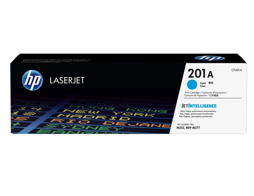 Cartucho de tóner original LaserJet 201A cian