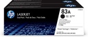 Pack de ahorro de 2 cartuchos de tóner original LaserJet 83A negro