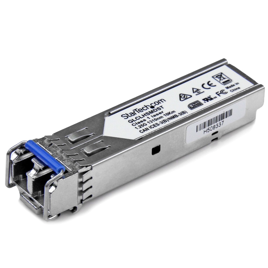 [GLCLHSMDST] Módulo Transceptor SFP Compatible con Cisco GLC-LH-SMD - 1000BASE-LX/LH - Monomodo 1GbE - SFP Ethernet Gigabit 1Gb - LC - 10km - 1310nm - Cisco Firepower/ASR920/ IE2000 DDM