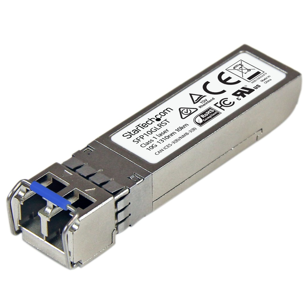 [SFP10GLRST] Módulo SFP+ Compatible con Cisco SFP-10G-LR - 10GBASE-LR - Fibra Monomodo 10GbE - SFP+ Ethernet Gigabit de 10Gb - LC 10km - 1310nm - Cisco Firepower, ASR9000, C9300 DDM