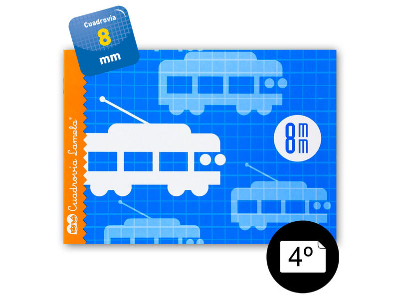 [5008] LAMELA LIBRETA 16h 4º APAISADO CDV. 8 - Pack de 25 unidades