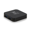 EW1134 hub de interfaz USB 3.2 Gen 2 (3.1 Gen 2) Type-A 5000 Mbit/s Negro