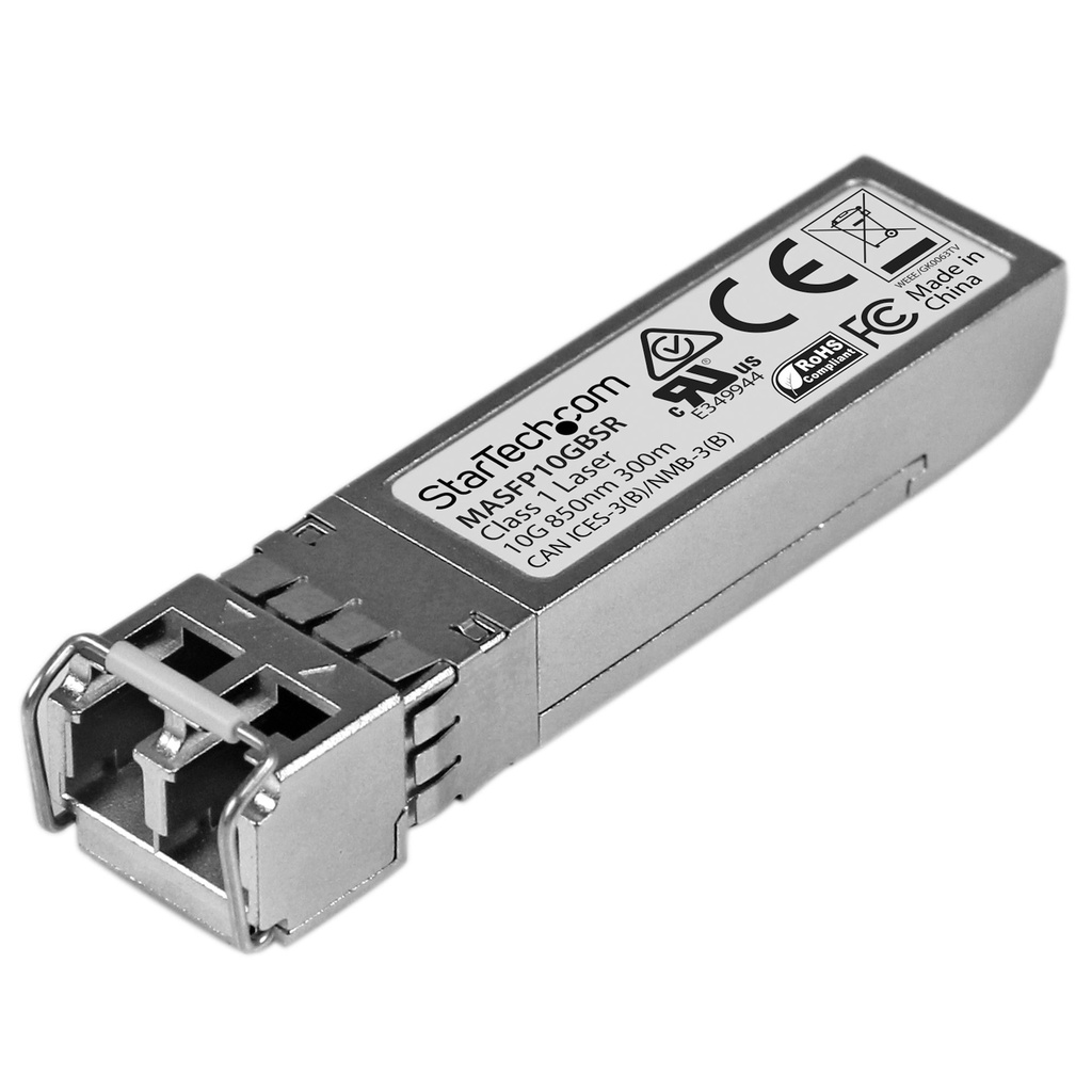 [MASFP10GBSR] Módulo SFP+ Compatible con Cisco Meraki MA-SFP-10GB-SR - 10GBASE-SR - Multimodo 10GbE - SFP+ Ethernet Gigabit 10Gb - LC 300m - 850nm - Cisco Meraki MS225/MX400/MS250 DDM