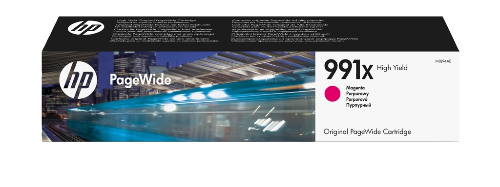 Cartucho Original PageWide 991X de alta capacidad magenta
