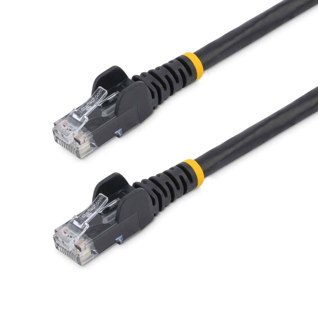 Cable de Red de 10m Negro Cat5e Ethernet RJ45 sin Enganches
