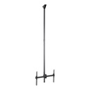 Soporte de Techo para TV - Soporte Universal de Cielo Raso para TV con Mástil Telescópico Largo Ajustable - Soporte VESA para Pantallas de 32" a 75" - Giro e Inclinación