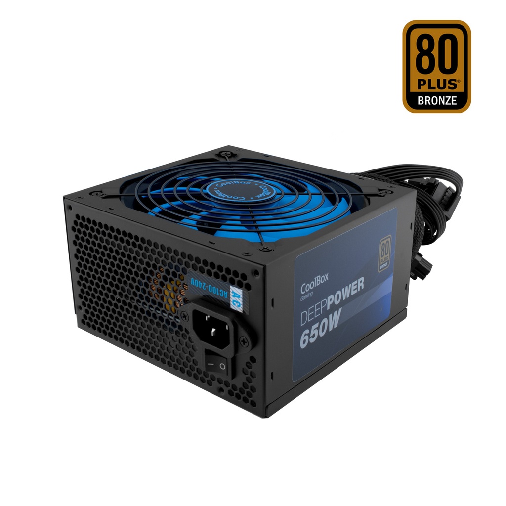 [DG-PWS650-85B] GAMING FUENTE DE ALIMENTACION ATX DEEPPOWER-650 80+BRONZE (100V-240V)