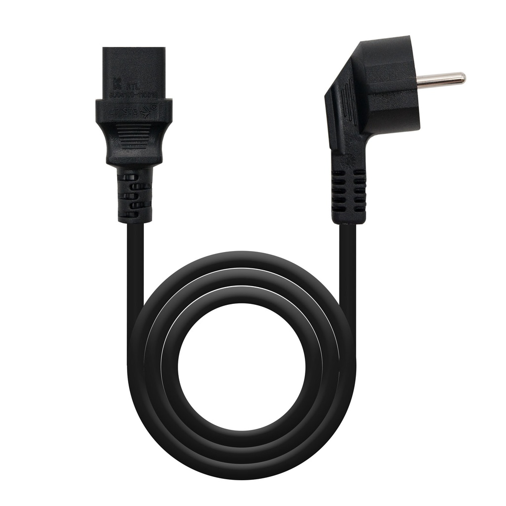 10.22.0110 cable de transmisión Negro 10 m C13 acoplador CEE7/7