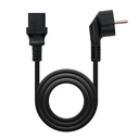 10.22.0110 cable de transmisión Negro 10 m C13 acoplador CEE7/7