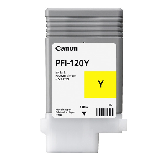 PFI-120Y cartucho de tinta 1 pieza(s) Original Amarillo